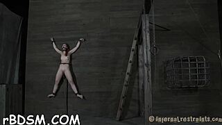 shocking prod on bounded chicks milk cans and shaved twat