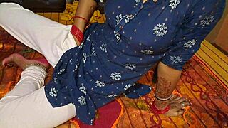 first night of a newly married desi wife