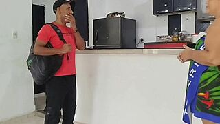 repartido de pizza afortunado folla duro a colombiana