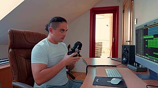 stepson fucked stepmom in homemade roleplay