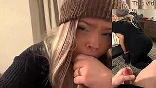 cuck cums watching compilation