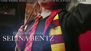 Selina bentz as hermione cums on harry