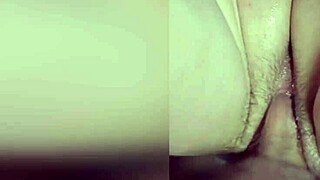 Squirting orgasm and cum inside creampie