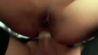 skinny spinner candie grinds cock before anal fun
