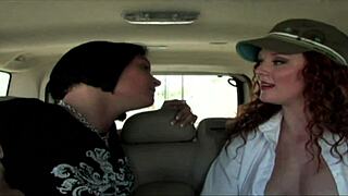 Audrey hollander and tory lane get their hitchiker butt holes creamed