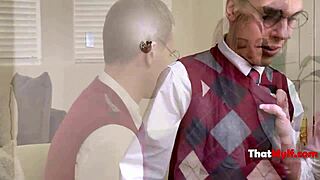  teacher sucks student cock after class