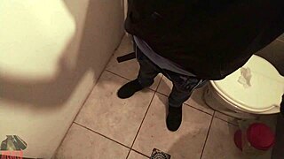 Imagine a quiet moment alone in the bathroom