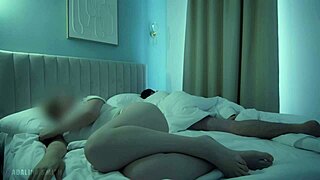 Horny Sister Sneaky Masturbation Behind Stepbrothers Back