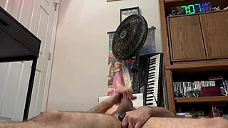 jeffrey jaxxon fucks himself with prostate massager after hot shower