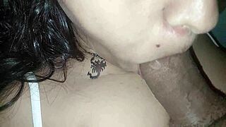 Close Up Blowjob Ends With Mouth Cum