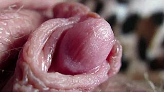 big clit orgasm captured in closeup detail