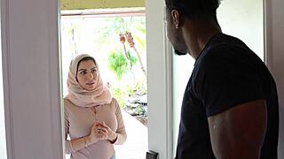 hijab arabic alina angel takes bbc from jax slayher