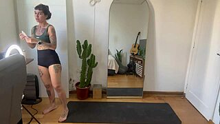 Tattoo beauty power yoga sculpt lean muscle