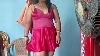 indian desi milf stepmom gives seductive intro at home