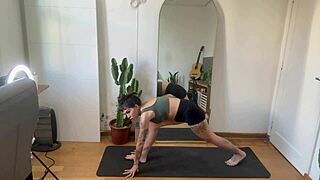 Tattoo beauty power yoga sculpt lean muscle