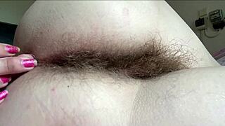 HAIRY ASS FETISH CLOSE UP ORGASM