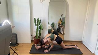 Tattoo beauty power yoga sculpt lean muscle