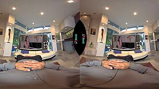 vrhush stuffing the babysitter riley reids tight fuck hole with pov