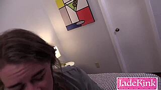 first timer blowjob gagging - rough face fuck