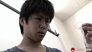Horny busty japanese housewife reiko kobayakawa sucks her lovers cock uncensored