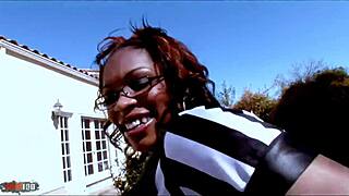 Black Threesome With Double Penetration For Vanessa