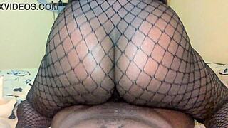 Amateur ebony plays prostitute to seduce her boyfriend
