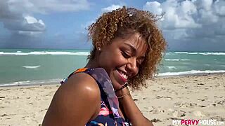 Milu blaze french step cousin visits miami