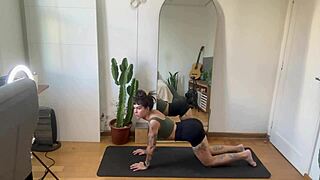 Tattoo beauty power yoga sculpt lean muscle