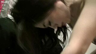 two men take turns on japanese chick maki houjo