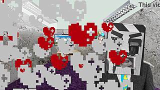 Pixelized meinkraft features official animated lyrics video