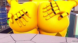 Giantess Toy Chica Looking