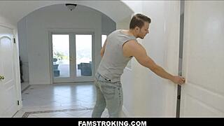 famstroking cute skinny teen 18+ stepsister family sex w jock stepbrother