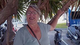 senora fina teaches a black boy how to mast�rbate her with a satisfayer to reach an orgasm