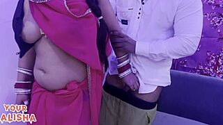 Hot indian wife got fucked from behind by her husband