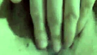 hairy pussy gentle masturbation and soft touching close up