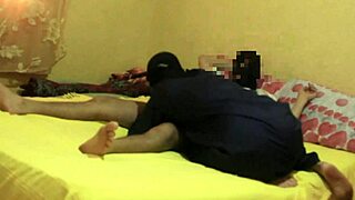 muslim stepmom in niqab begs for cock