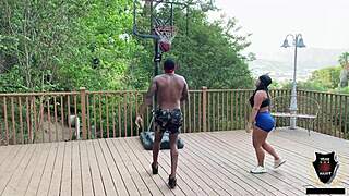 monica santhiago and rome major big booty curvy court deep riding