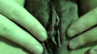 hairy pussy gentle masturbation and soft touching close up