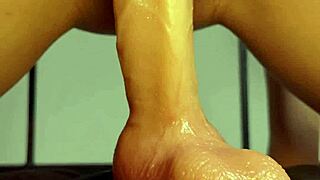 small vaginal opening gets destroyed by huge dildo