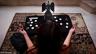 stepmom bdsm fucks goth teen till she screams!