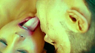 Stepbrother masturbating on bed and caught by stepsister