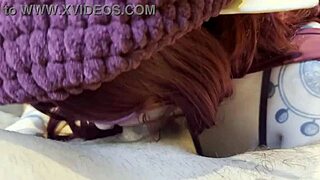 Magical cosplay spits on that cock during deepthroat