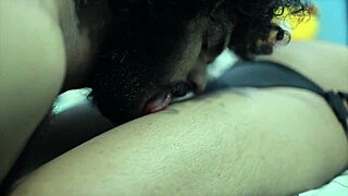 blindfolded mallu couple bikini fuck