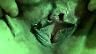 hairy pussy gentle masturbation and soft touching close up