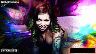 Xwife karen busty diva cleans up after squirting