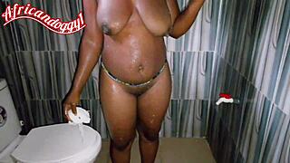 sweet fat juicy ass fucked hard in the bathroom