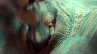 anal stretching gape in work clothes squirt and paint