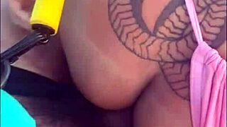 Horny brazilian bride cheats on honeymoon with muscular coach