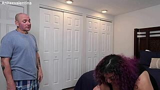 Cheating married boss fucks latina work wife