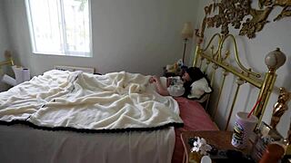 petite brunette roommate needs to cum to cure her headache - jane wilde & lev lieben
